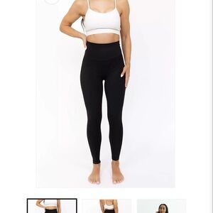 Volare Fitness women’s black workout leggings